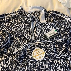 Ladies Tail 3/4 zip golf top